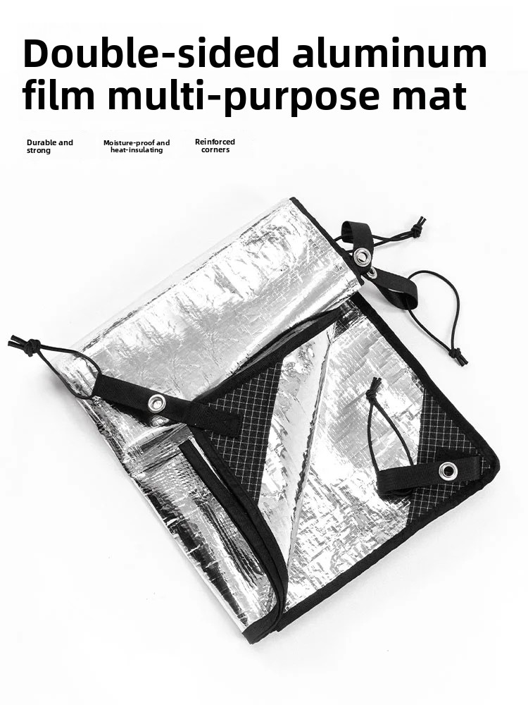 Outdoor Camping Rugs - Hikeman Double-Sided Aluminum Foil Camping Mat