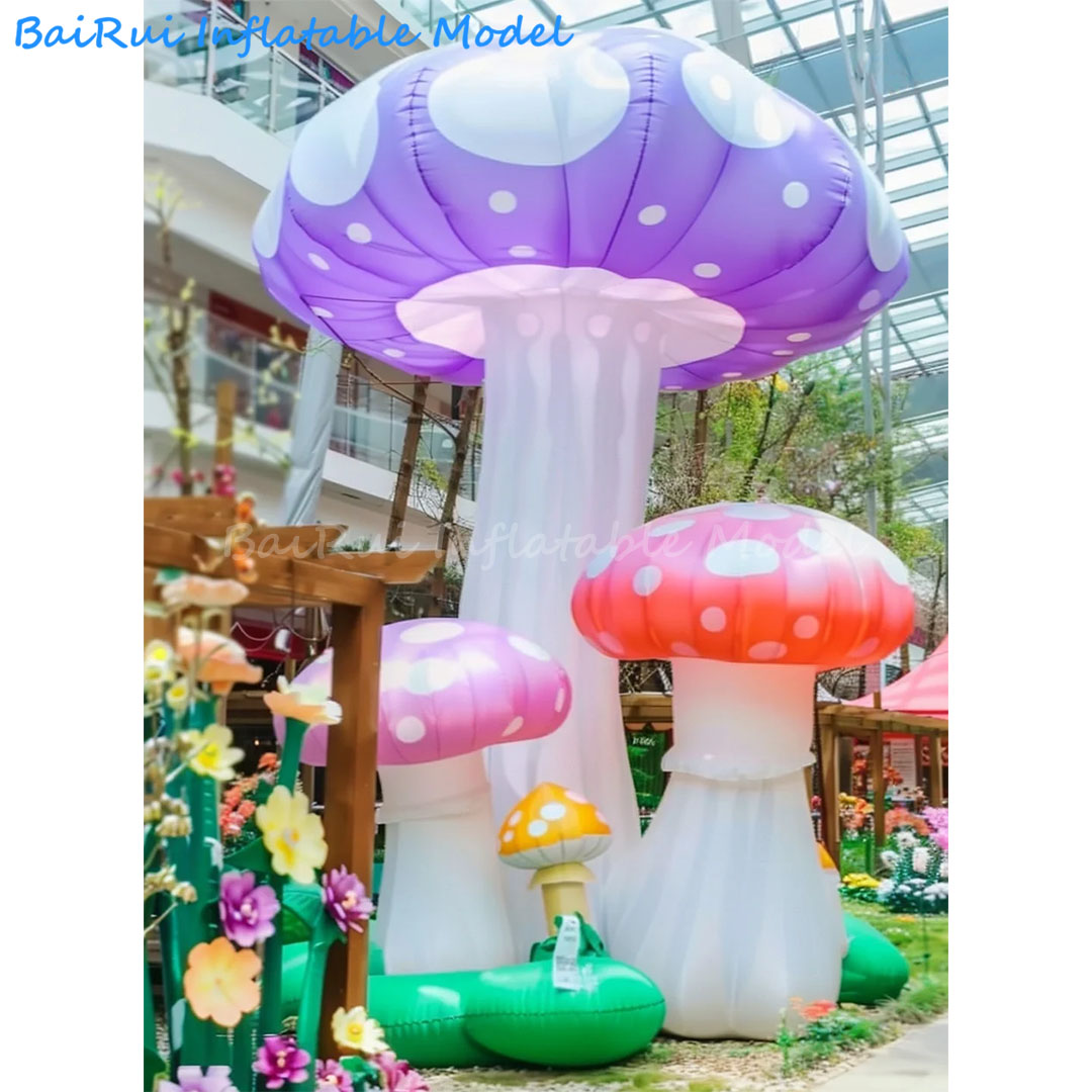 Giant Inflatable Cartoon Mushr - Outdoor Camping Exhibition review and price