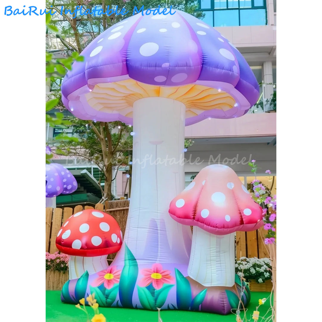 Giant Inflatable Cartoon Mushr - Outdoor Camping Exhibition review and price