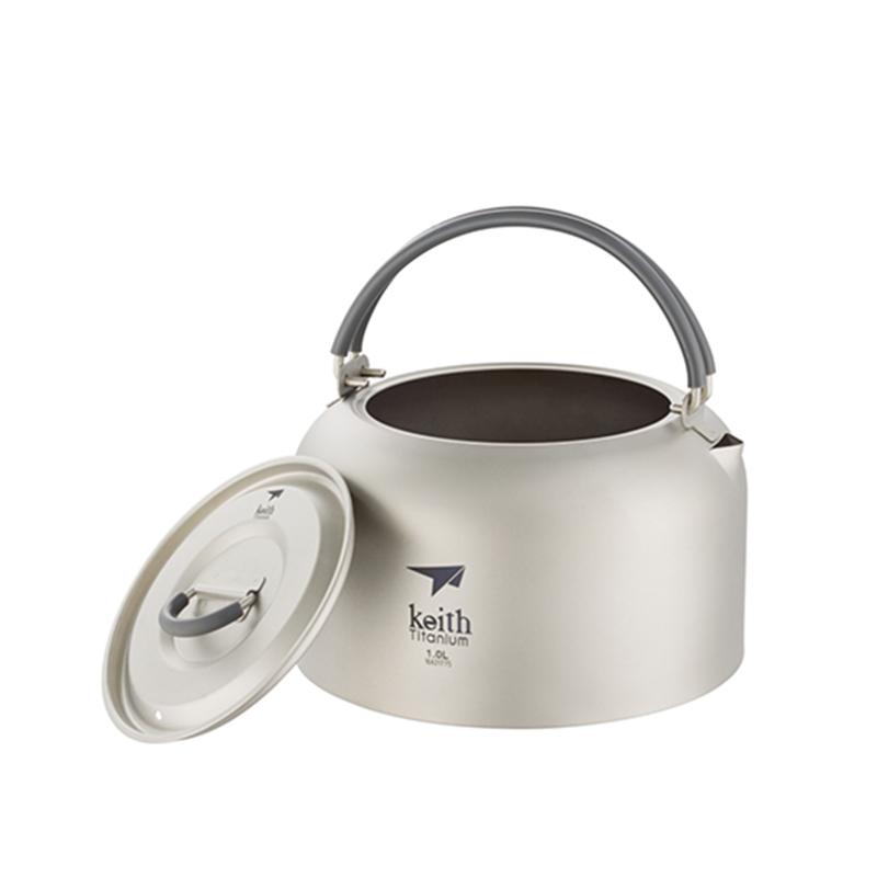 Keith Titanium Kettle 1L, Bact - Outdoor Camping Dining Set review and price