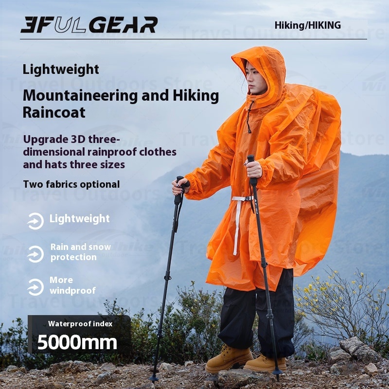 3F UL GEAR 2026 Hiking Raincoa - Camping Rain Poncho review and price