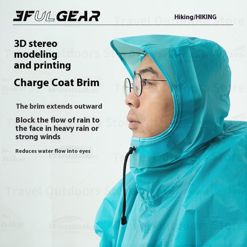 3F UL GEAR 2026 Hiking Raincoa - Camping Rain Poncho review and price